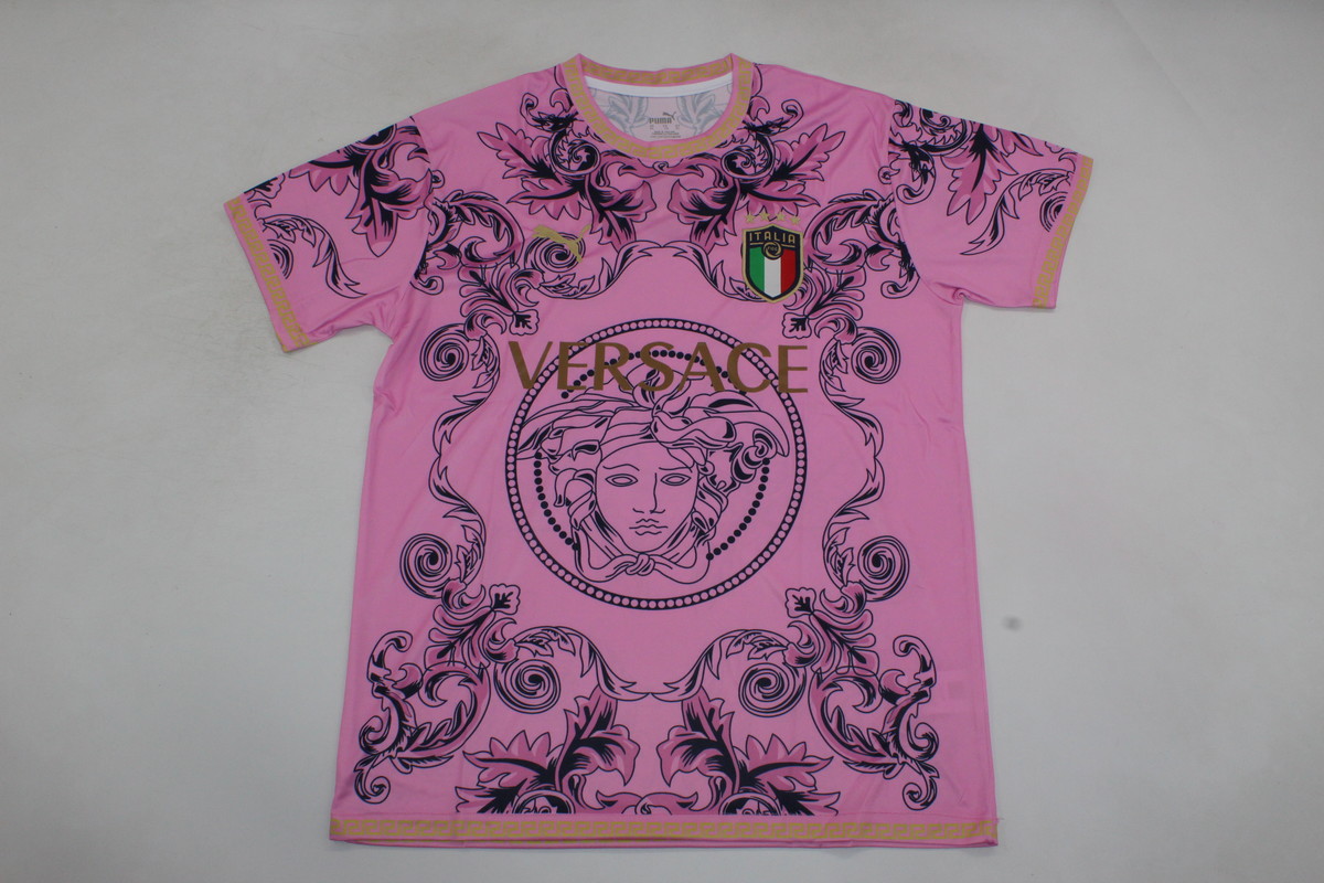 AAA Quality Italy 23/24 Special Versace Pink Soccer Jersey